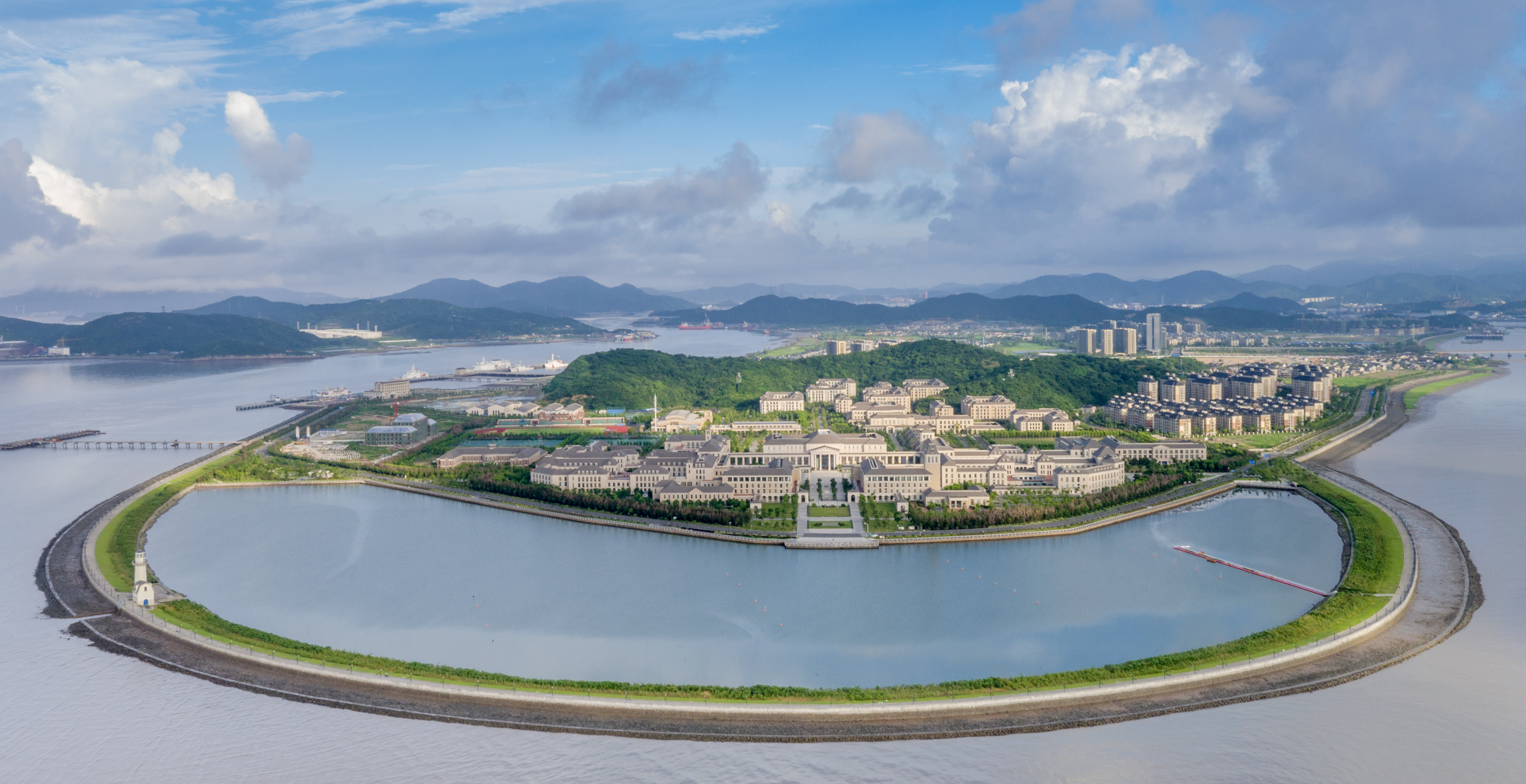 浙江海洋大学全景图片