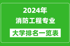 2024年全国消防工程专业大学排名一览表：中国人民武装警察部队学院第一